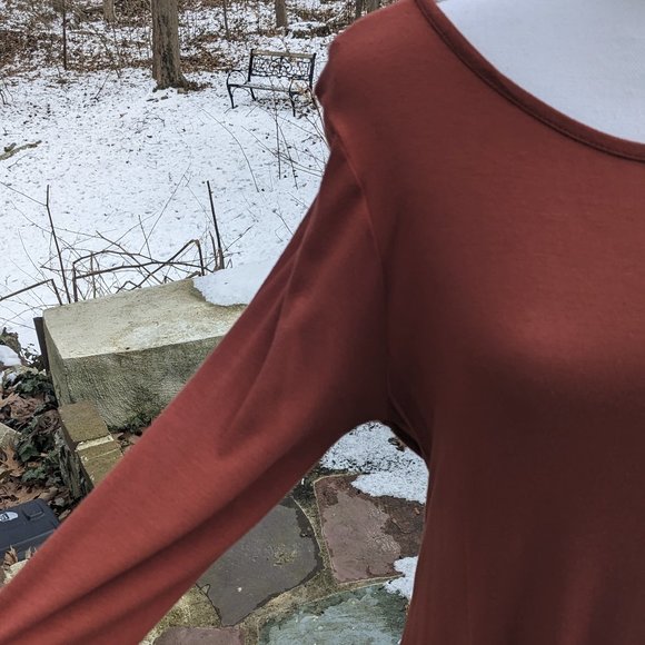 ⭐Burnt Orange Dress/Tunic - Picture 2 of 7